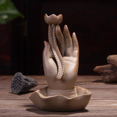 Buddha Hand Lotus Incense Burner